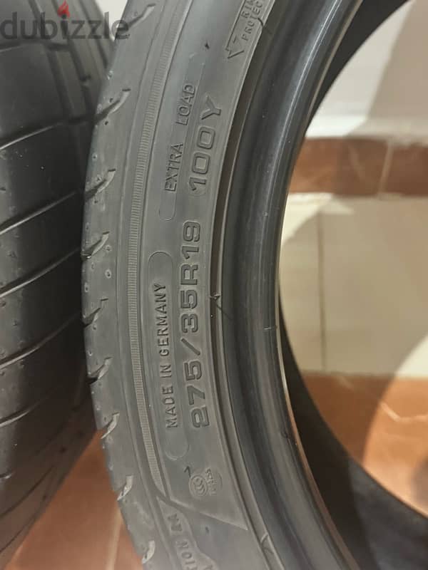 GOODYEAR 4 tires 2x 275/35R19 & 2x 245/40R19 2