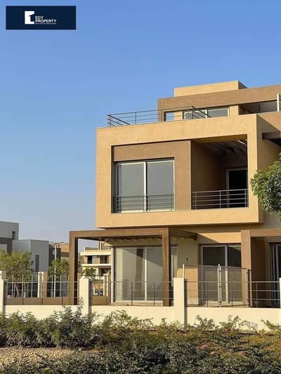 TwinHouse with Garden for Sale in Palm Hills New Cairo Ready to Move with the Lowest Price