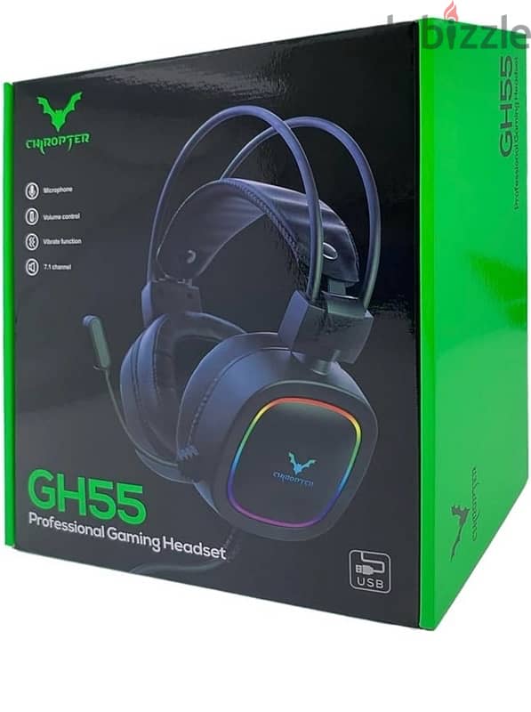 Chiropter WESDAR GH55 RGB USB Gaming Headset 1