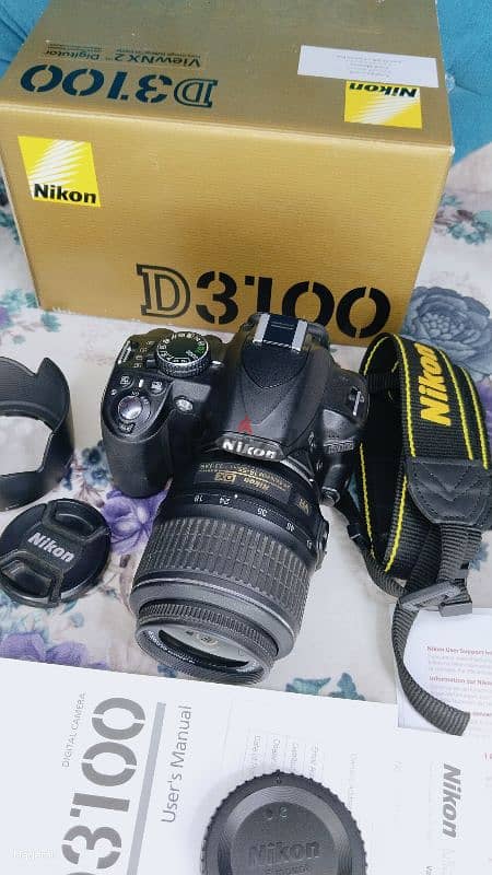 كاميرا نيكون d3100 حاله ممتاذه nikon d3100 4