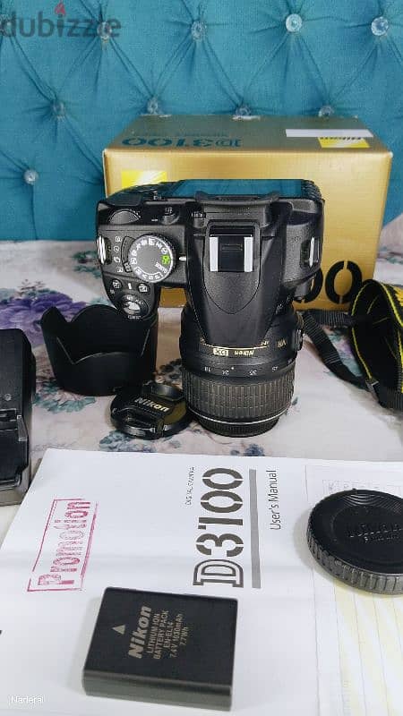 كاميرا نيكون d3100 حاله ممتاذه nikon d3100 5