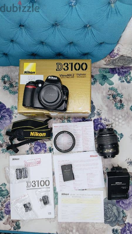 كاميرا نيكون d3100 حاله ممتاذه nikon d3100 9