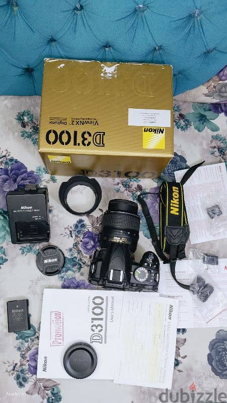 كاميرا نيكون d3100 حاله ممتاذه nikon d3100 11