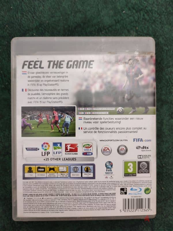 FIFA 15 game for play station 3 3