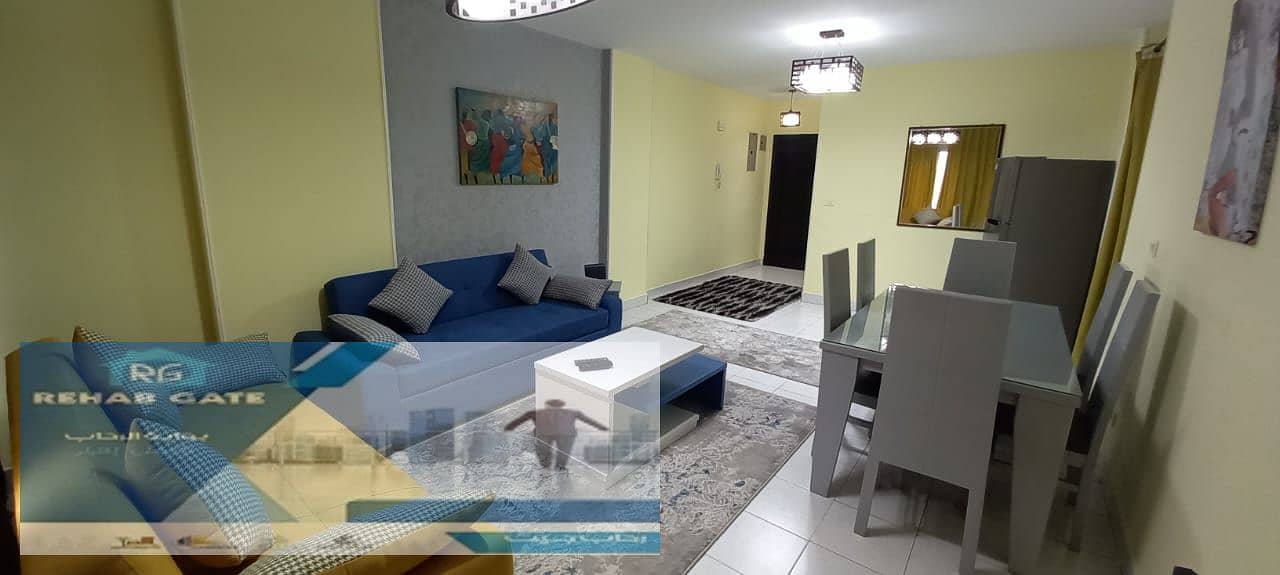 Furnished apartment for rent, 110 meters in Al-Rehab 0