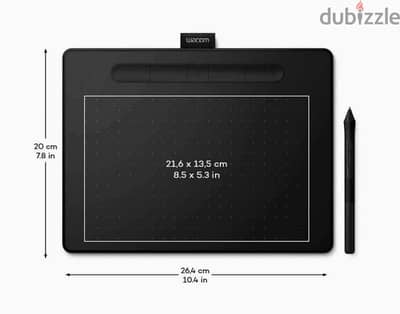 Wacom CTL6100WLK-N Bluetooth Intuos Graphics Tablets (Black, Medium)