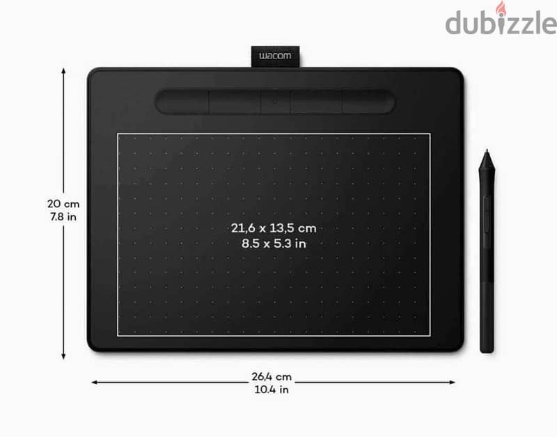 Wacom CTL6100WLK-N Bluetooth Intuos Graphics Tablets (Black, Medium) 0