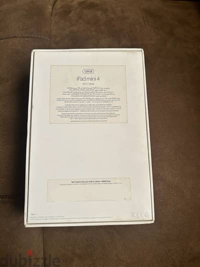 ipad mini 4 (silver) 128gb