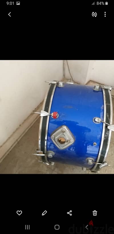 Bass drum 22 inch بيزه درمز