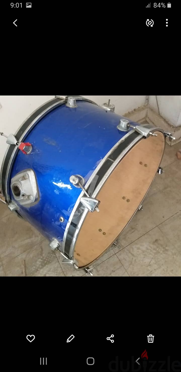 Bass drum 22 inch بيزه درمز 1