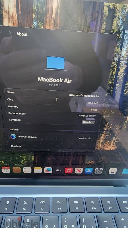 MacBook air m2 13 inch 256 8 1