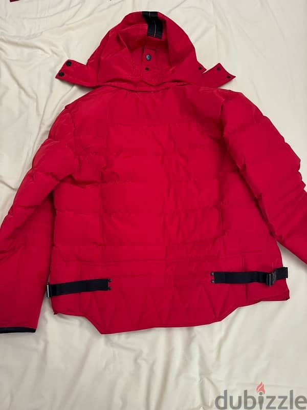 wellenstyn unisex heavy jacket in red 3