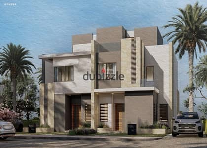 Quatro Villa, immediate delivery, large area, next to New Giza and Palm Hills in Tawny, in installments