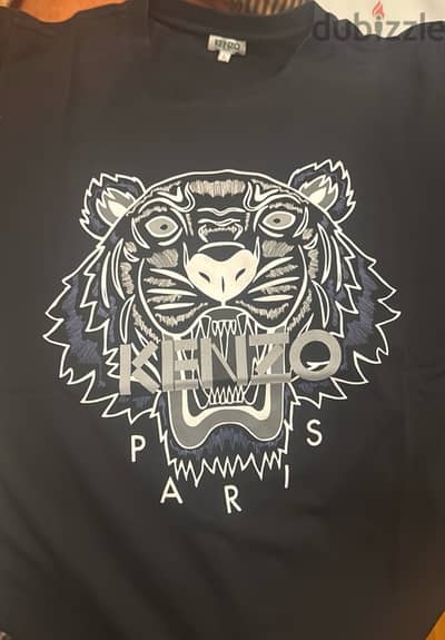 Kenzo black tiger tshirt