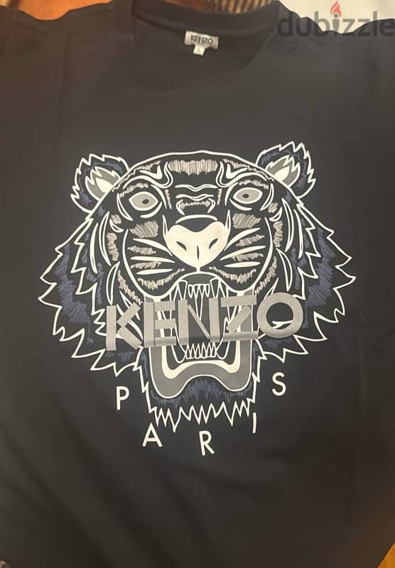 Kenzo black tiger tshirt 0