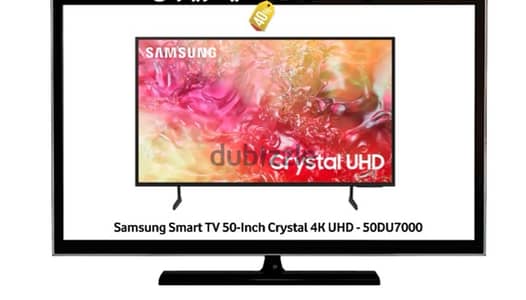 samsung smart TV - 50 Inch Crystal 4K UHD - 50DU7000