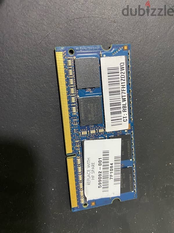 ram ddr3  4gb 1