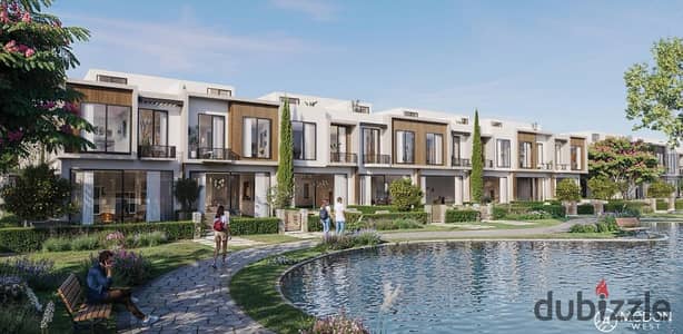 Your villa with a golf view in Golden Square, East Expansions, in front of Al-Jazeera Club, with 0% down payment and available for installment payment