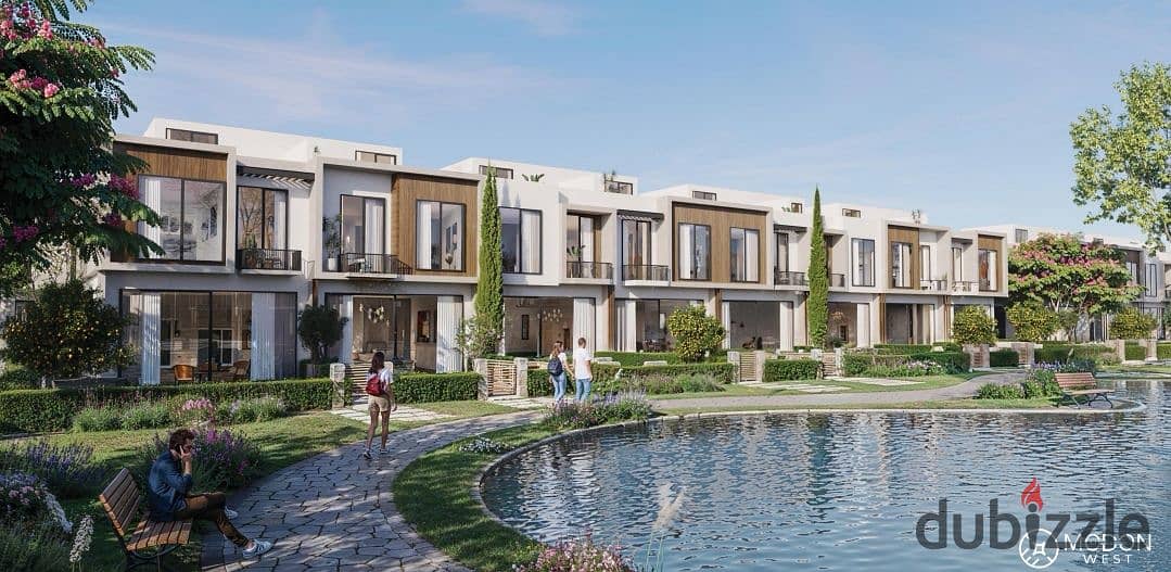 Your villa with a golf view in Golden Square, East Expansions, in front of Al-Jazeera Club, with 0% down payment and available for installment payment 0