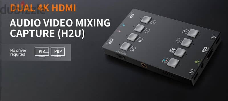 Video Mixer Camkoo DUAL 4K HDMI AUDIO VIDEO MIXING CAPTURE(H2U) 5