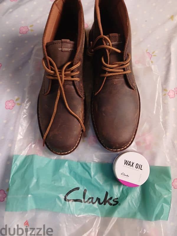 شوز كلاركس clarks اوريجنال مقاس 43 0