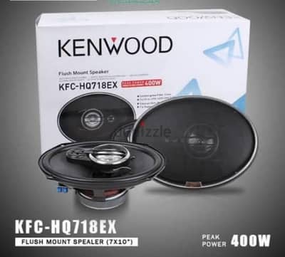 سماعات كينوود kenwood ) double bass ) + amplifier