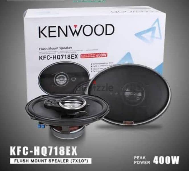 سماعات كينوود kenwood ) double bass ) + amplifier 0