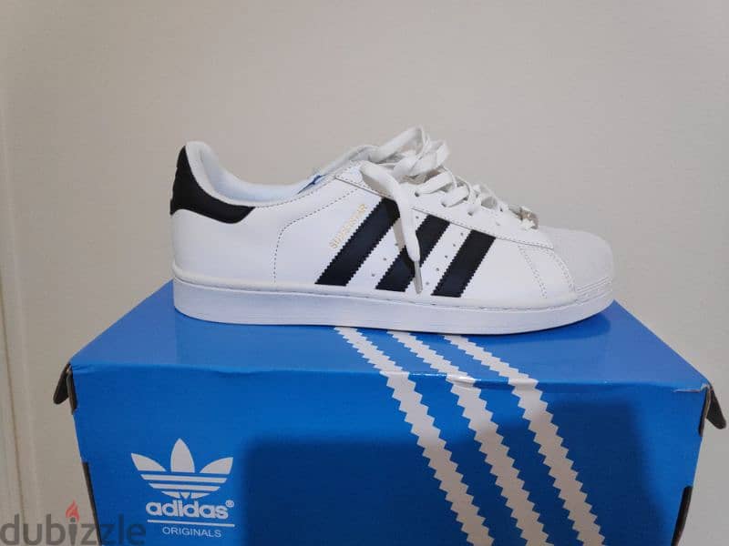 Adidas Superstar  45 أديداس سوبر ستار ميرور اوريجنال مقاس 0