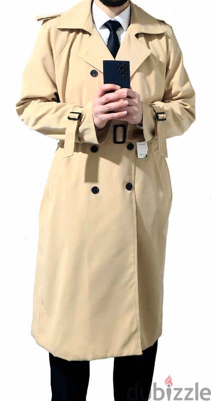 بالطو رجالي أو  ترنش كوت trench coat 1