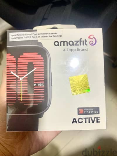 Amazfit active watch black