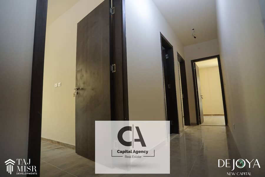 With a down payment of 320 thousand, own a 3-bedroom apartment in the New Capital, next to the American University_Prime Location_in Taj Misr_De Joya 0