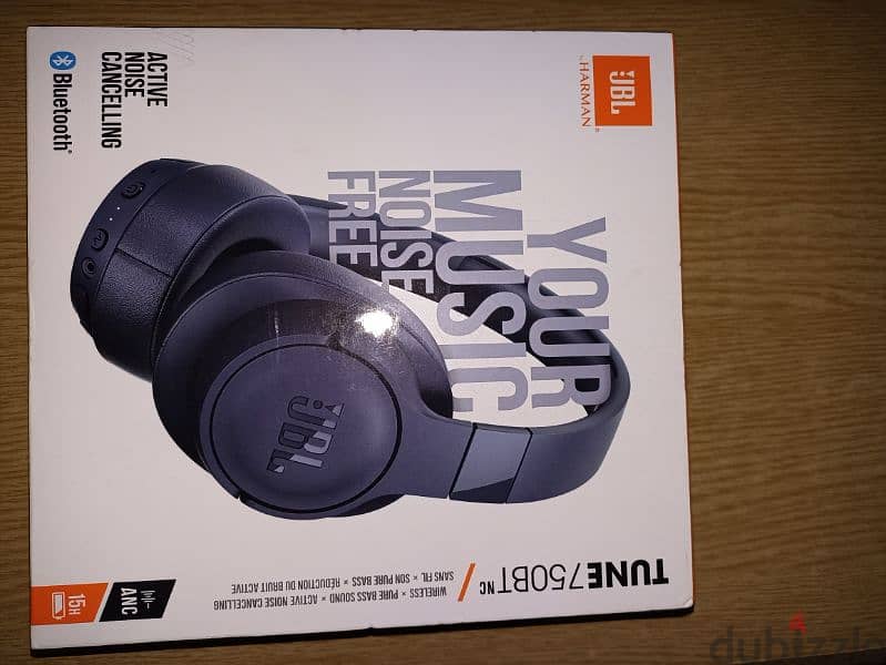 Used JBL 750 Tune Noise Canceling Overear Headsets 4