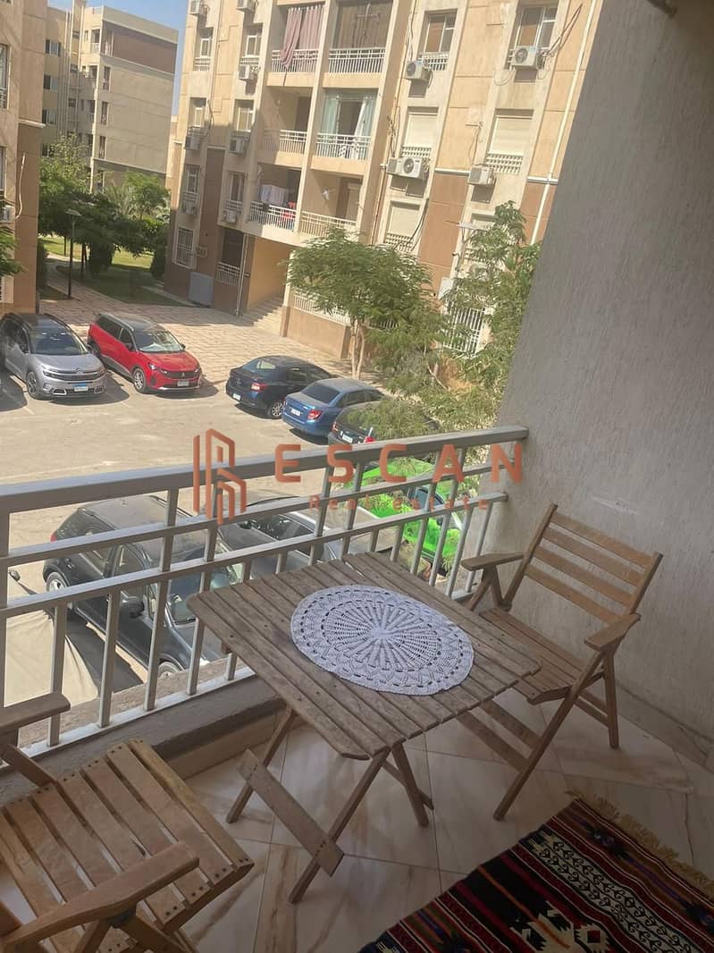 96 meter apartment for sale at less than market price in Madinaty B7, New Cairo, view parking, next to the torrent stream, close to services 0