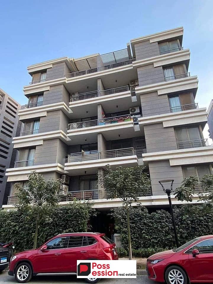 Duplex apartment with private garden for sale with 50% discount for a limited period in the most distinguished phase inside Taj City on Suez Road 0