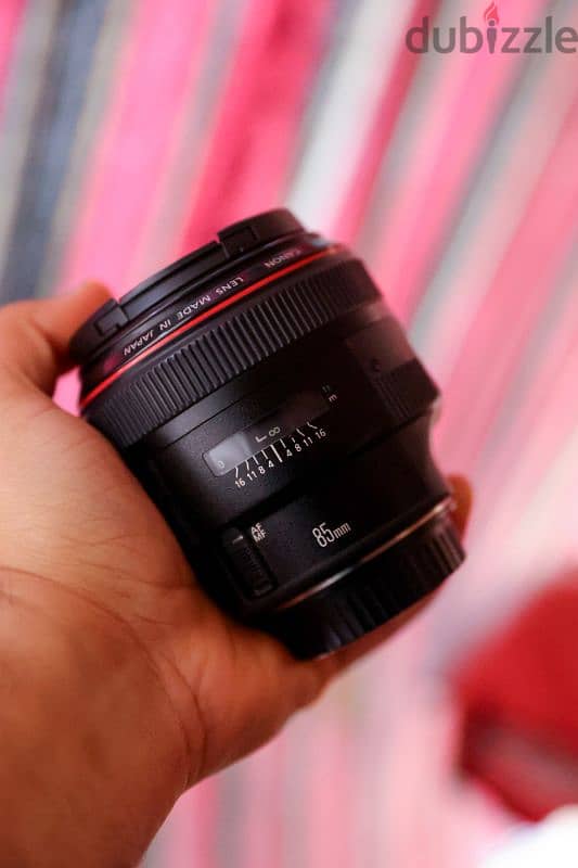 lens canon 85 ii f1.2 5