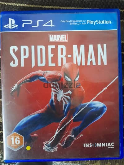 Spiderman Arabic ps4 for sale used like new