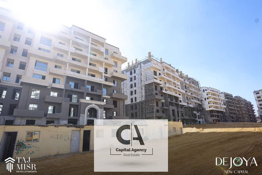 With a 5% down payment, own a 3-bedroom apartment in the New Capital, in a prime location next to the American University _ in Tag Misr _ De joya 0