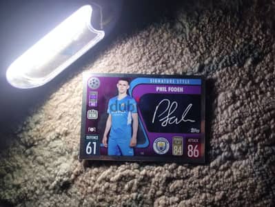 Phil foden match attack card