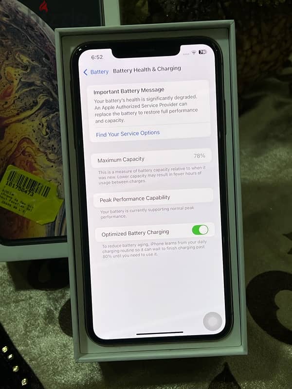 IPhone Xs Max 256 حاله نادره 7