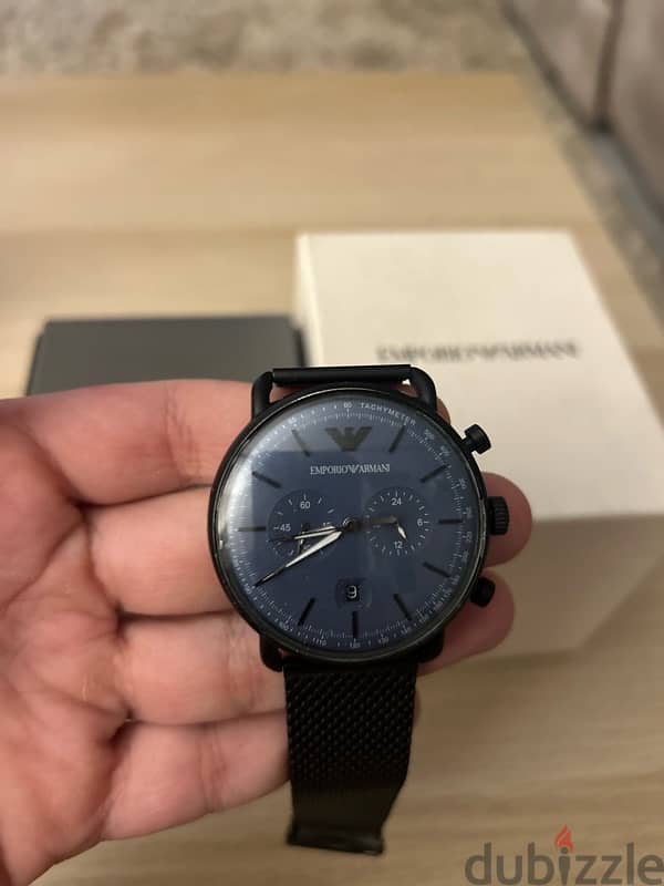 Emporio Armani original watch navey blue 1