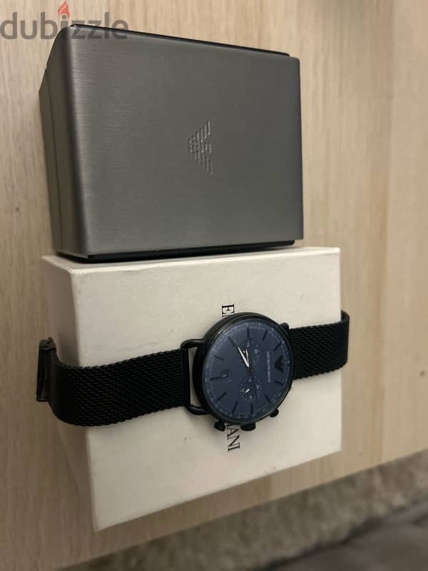 Emporio Armani original watch navey blue 2