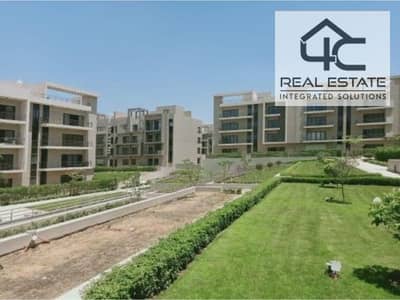 apartment with garden  for sale  136m in compound fifth square new cairo special view on landscape with installment  under market price