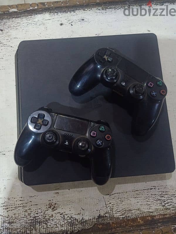 جهاز ps4 slem  500gb  معدل سوفت 9 1