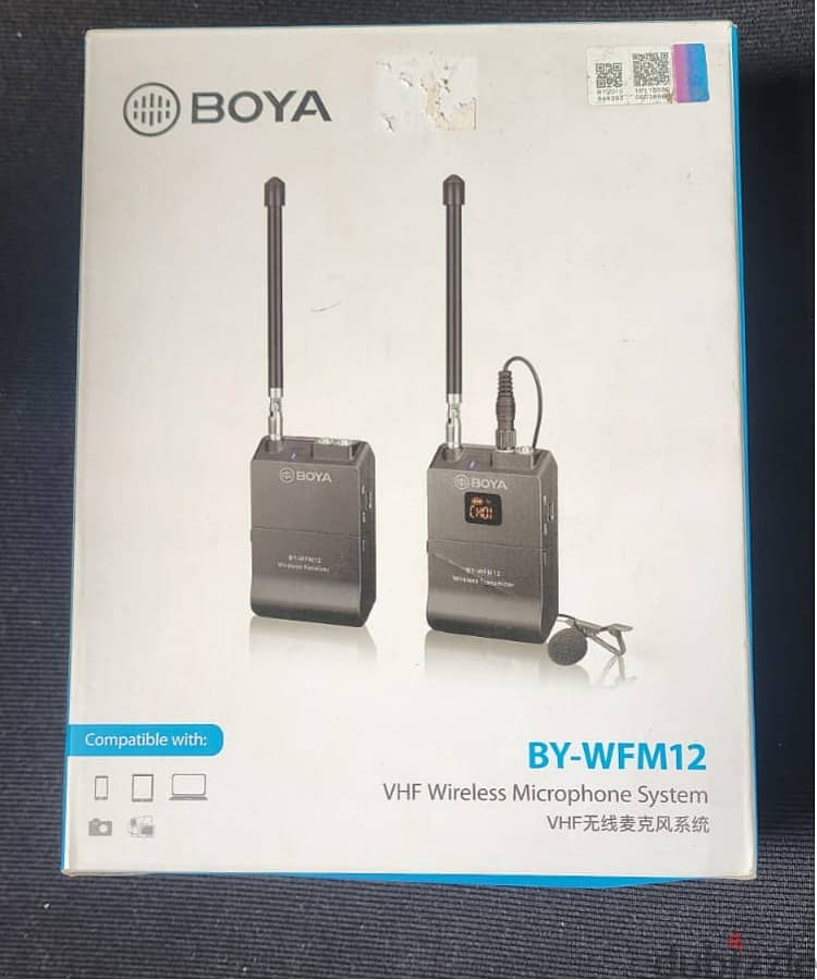 مايكروفون لاسلكي Wirless Mic Boya BY-WFM12 0