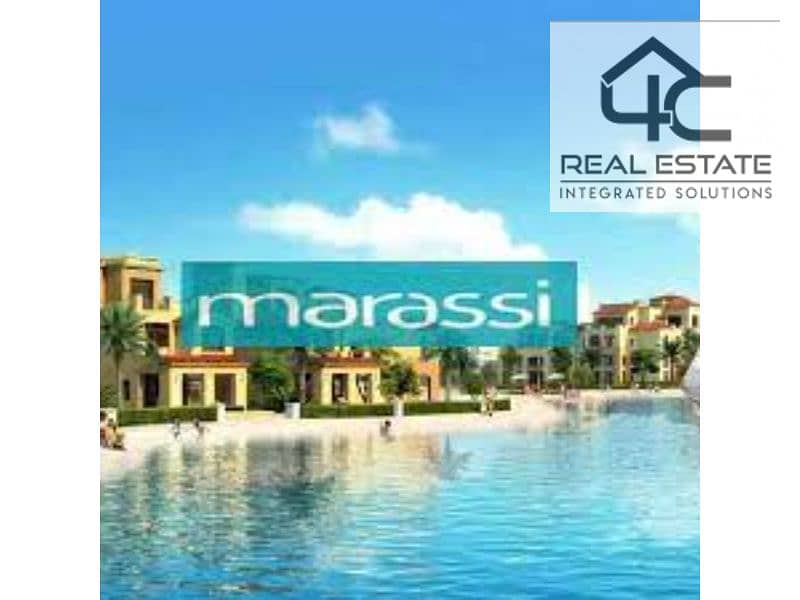 Chalet  for sale 110 m in compound Marassi North Coast  ready to move fully finished special view with installment  under market price 0