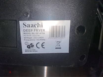 Saachi  DEEP FRYER 2