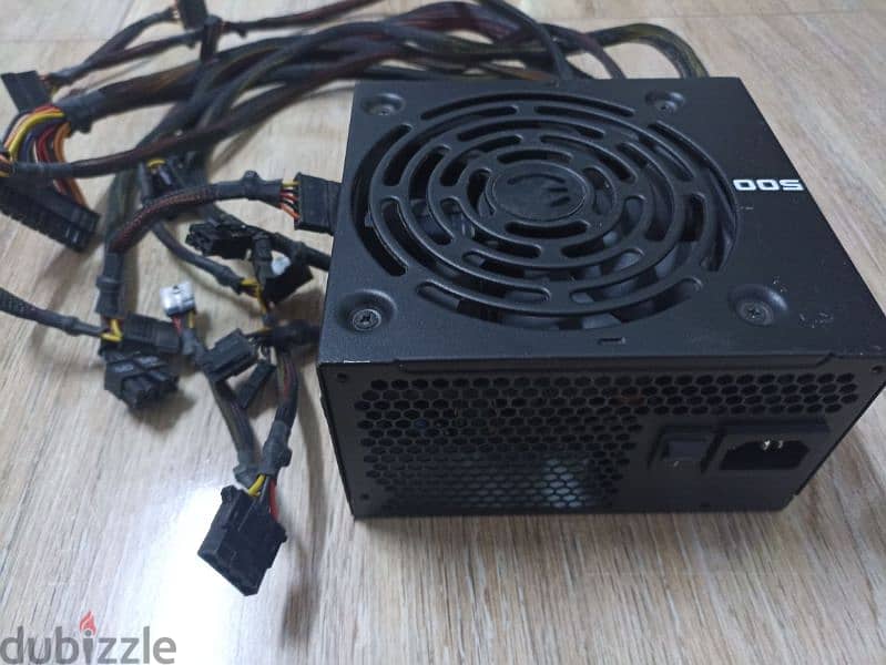 EVGA 80 plus 500W power supply 1