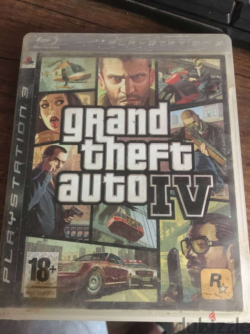 لعبه gtav و gta4 بلاستيشن 3 3