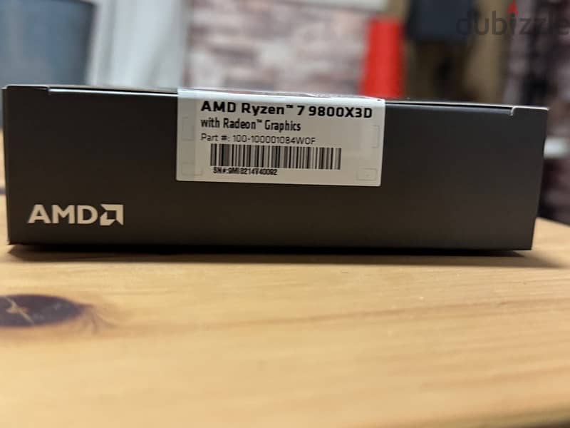 AMD Ryzen 7 9800x3d - 5.2 GHz - 96MB cache بروسيسور 1