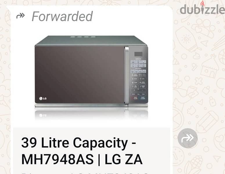 lg 39 liter  like new 0